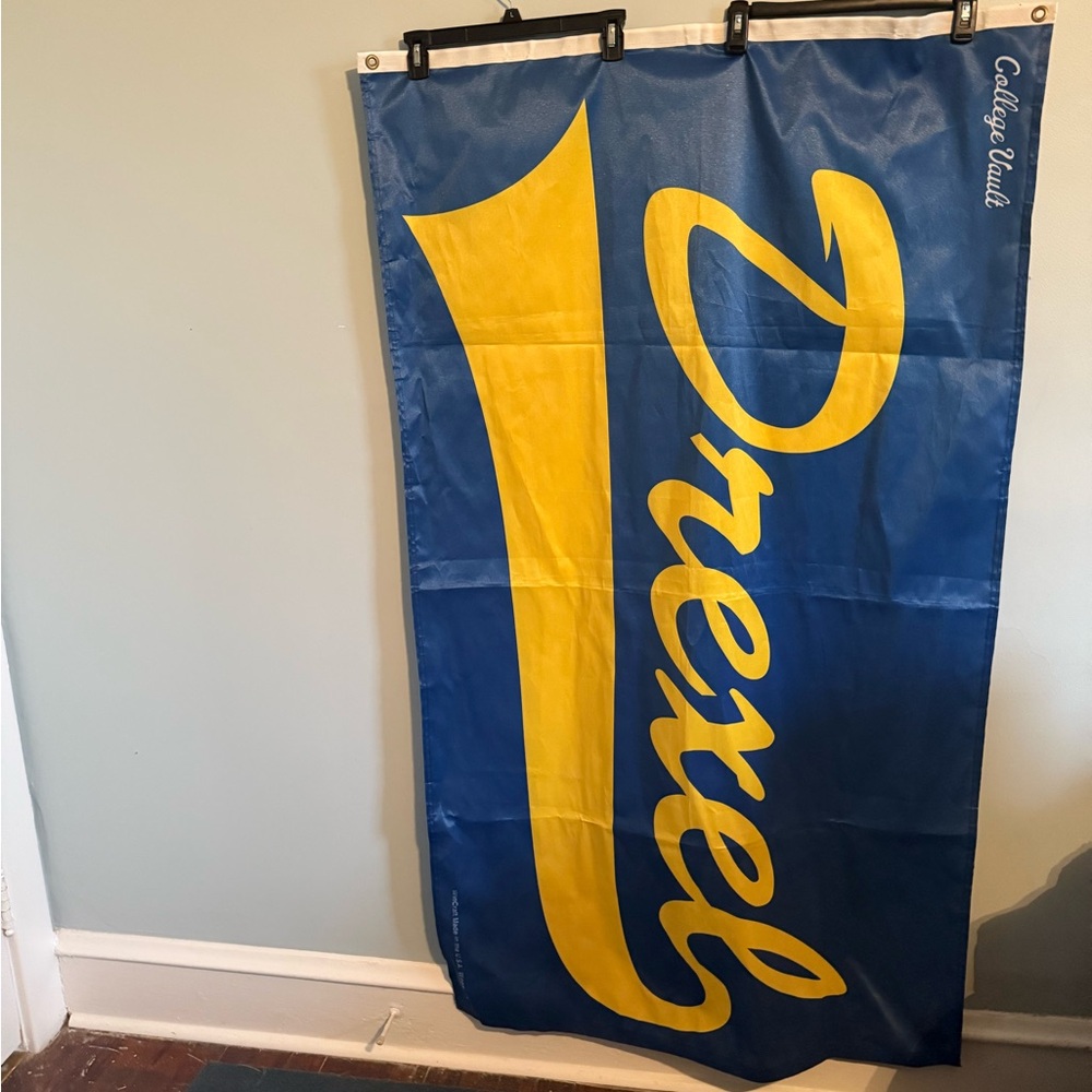 Blue and Yellow Drexel Flag
